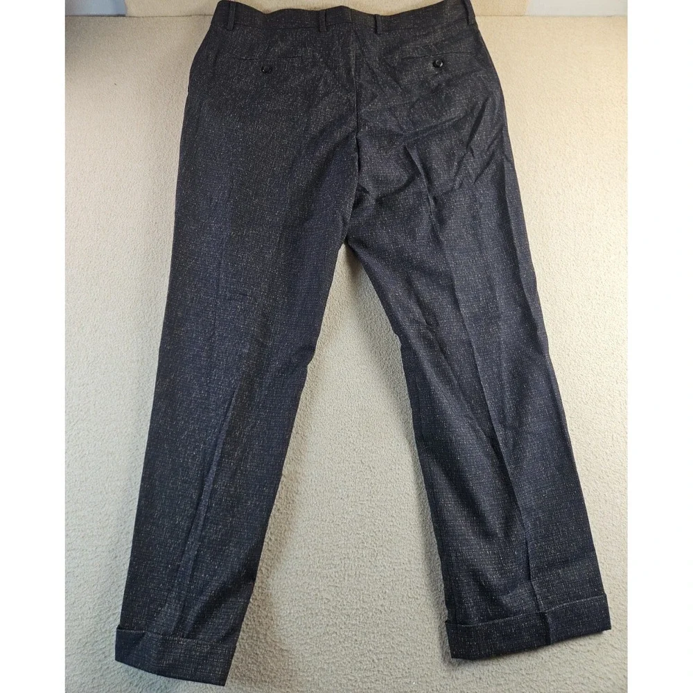 Vitali Men's Denim Blue Suit 44R 38W 2 Piece Blazer Pants Viscose Blend